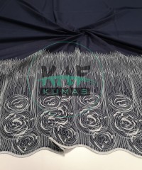 Brode (Nakışlı) Pamuk Vual Kumaş |Lacivert 4884_1 Brode (Nakışlı) Pamuk Vual Kumaş |Lacivert 4884_1