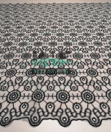 Brode (Nakışlı) Pamuk Vual Kumaş | Beyaz 4933