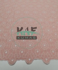 Brode (Nakışlı) Pamuk Vual Kumaş |Pudra 4933 Brode (Nakışlı) Pamuk Vual Kumaş |Pudra 4933