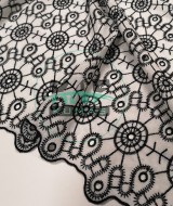 Brode (Nakışlı) Pamuk Vual Kumaş | Beyaz 4933