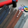 Pantolon Fermuarı | Kemik Fermuar Uzunluk: 18 cm Koyu Kahverengi