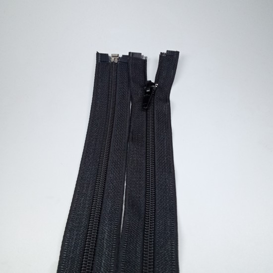 Pantolon Fermuarı | Kemik Fermuar Uzunluk: 45 cm Siyah