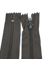 Pantolon Fermuarı | Kemik Fermuar Uzunluk: 16 cm Koyu Kahverengi