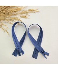 Gizli Fermuar | Uzunluk: 35 cm | Mavi