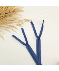 Gizli Fermuar | Uzunluk: 35 cm | Mavi