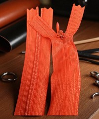 Gizli Fermuar | Uzunluk: 32 cm | Turuncu Gizli Fermuar | Uzunluk: 32 cm | Turuncu