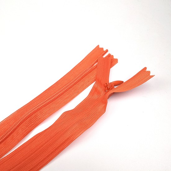 Gizli Fermuar | Uzunluk: 58 cm | Turuncu Gizli Fermuar | Uzunluk: 58 cm | Turuncu