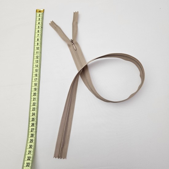 Gizli Fermuar | Uzunluk: 60 cm | Vizon Gizli Fermuar | Uzunluk: 60 cm | Vizon