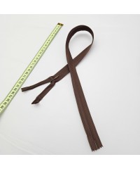 Gizli Fermuar | Uzunluk: 25 cm | Kahverengi