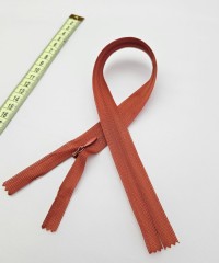 Gizli Fermuar | Uzunluk: 40 cm | Kiremit Gizli Fermuar | Uzunluk: 40 cm | Kiremit