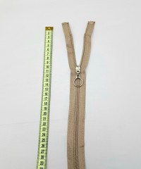 Yuvarlak Halka Fermuar | Mont-Çanta Fermuarı Uzunluk: 47 cm Koyu Bej Yuvarlak Halka Fermuar | Mont-Çanta Fermuarı Uzunluk: 47 cm Koyu Bej