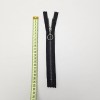Siyah Metalik Dişli Yuvarlak Halka Fermuar | Mont-Çanta Fermuarı Uzunluk: 20 cm Siyah Siyah Metalik Dişli Yuvarlak Halka Fermuar | Mont-Çanta Fermuarı Uzunluk: 20 cm Siyah