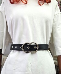 Çift Halka Tokalı Hafif Hesaplı Kadın Pantolon Kemeri, Ceket Kemeri, Elbise Kemeri, Gömlek Kemeri