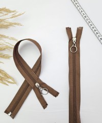 Yuvarlak Halka Fermuar | Mont-Çanta Fermuarı Uzunluk: 47 cm Açık Kahverengi Yuvarlak Halka Fermuar | Mont-Çanta Fermuarı Uzunluk: 47 cm Açık Kahverengi