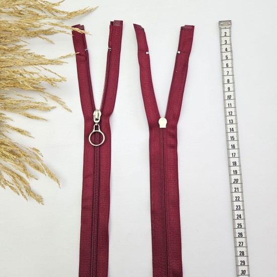 Yuvarlak Halka Fermuar | Mont-Çanta Fermuarı Uzunluk: 47 cm Açık Kahverengi Yuvarlak Halka Fermuar | Mont-Çanta Fermuarı Uzunluk: 47 cm Açık Kahverengi