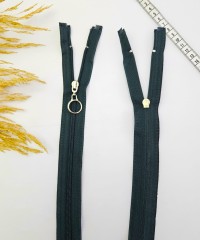 Yuvarlak Halka Fermuar | Mont-Çanta Fermuarı Uzunluk: 47 cm Ördek Yeşili Yuvarlak Halka Fermuar | Mont-Çanta Fermuarı Uzunluk: 47 cm Ördek Yeşili