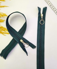 Yuvarlak Halka Fermuar | Mont-Çanta Fermuarı Uzunluk: 47 cm Ördek Yeşili Yuvarlak Halka Fermuar | Mont-Çanta Fermuarı Uzunluk: 47 cm Ördek Yeşili