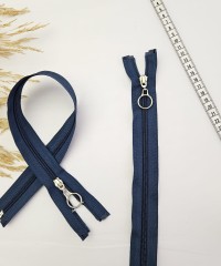 Yuvarlak Halka Fermuar | Mont-Çanta Fermuarı Uzunluk: 47 cm Petrol Mavisi Yuvarlak Halka Fermuar | Mont-Çanta Fermuarı Uzunluk: 47 cm Petrol Mavisi