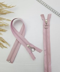 Yuvarlak Halka Fermuar | Mont-Çanta Fermuarı Uzunluk: 47 cm Pudra Yuvarlak Halka Fermuar | Mont-Çanta Fermuarı Uzunluk: 47 cm Pudra