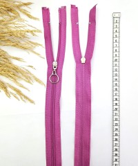 Yuvarlak Halka Fermuar | Mont-Çanta Fermuarı Uzunluk: 47 cm Soft Fuşya Yuvarlak Halka Fermuar | Mont-Çanta Fermuarı Uzunluk: 47 cm Soft Fuşya