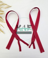 Gizli Fermuar | Uzunluk: 25 cm | Kırmızı Gizli Fermuar | Uzunluk: 25 cm | Kırmızı