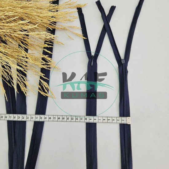 Gizli Fermuar | Uzunluk: 22 cm | Lacivert Gizli Fermuar | Uzunluk: 22 cm | Lacivert