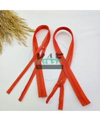 Gizli Fermuar | Uzunluk: 40 cm | Açık Kiremit