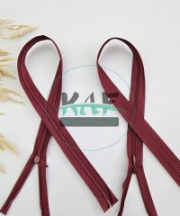 Gizli Fermuar | Uzunluk: 25 cm | Bordo Gizli Fermuar | Uzunluk: 25 cm | Bordo
