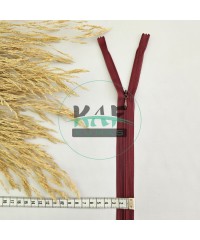 Gizli Fermuar | Uzunluk: 60 cm | Bordo