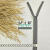 Gizli Fermuar | Uzunluk: 60 cm | Koyu Gri