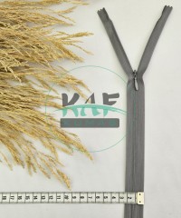 Gizli Fermuar | Uzunluk: 60 cm | Koyu Gri Gizli Fermuar | Uzunluk: 60 cm | Koyu Gri