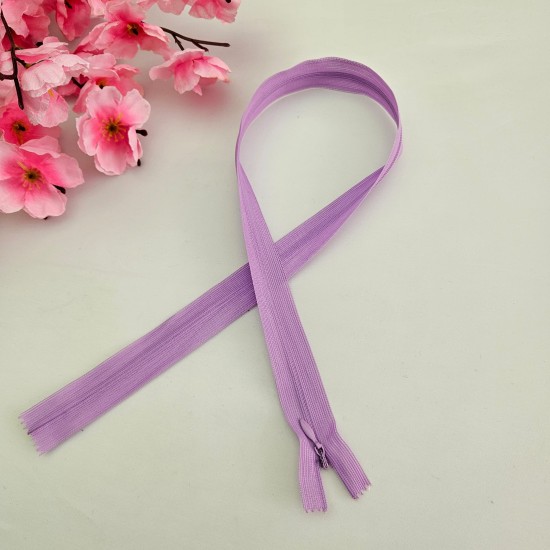 Gizli Fermuar | Uzunluk: 56 cm | Lila Gizli Fermuar | Uzunluk: 56 cm | Lila