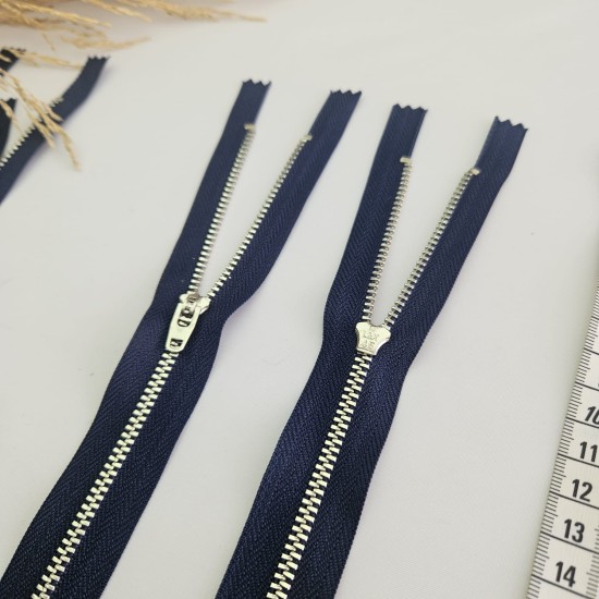 20 cm Metalik Dişli Fermuar | Spor Giyim Fermuar Lacivert 20 cm Metalik Dişli Fermuar | Spor Giyim Fermuar Lacivert