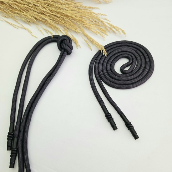 Set Fırsat* Antrasit 50'lu Kordon Bağcık 130 cm & No 5 Gümüş Renk 100'li Kuşgözü Set