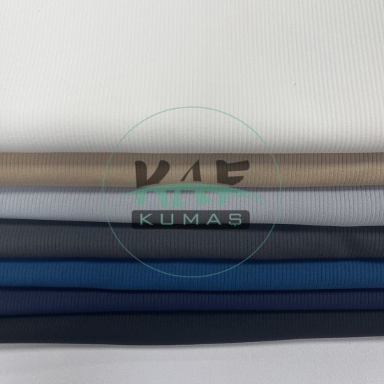 Fitilli İnterlok Kumaş | Taytlık ve Mayoluk | Lacivert 11-66