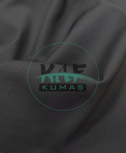 Fitilli İnterlok Kumaş | Taytlık ve Mayoluk | Antrasit 11-84