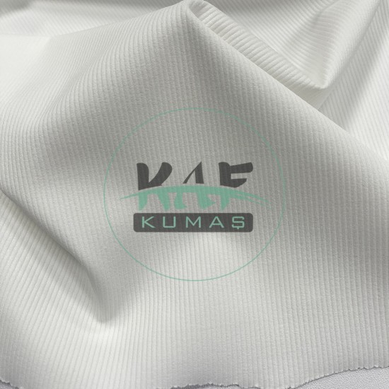 Fitilli İnterlok Kumaş | Taytlık ve Mayoluk | Ekru 11-83