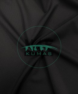 Fitilli İnterlok Kumaş | Taytlık ve Mayoluk | Siyah 11-85