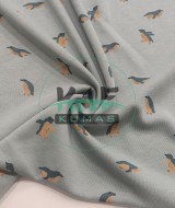 Baskılı İnterlok Kumaş | Penguen