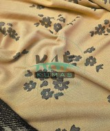 Sarı Jakarlı Kumaş | Çiçek