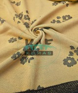 Sarı Jakarlı Kumaş | Çiçek