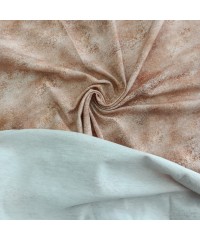 Süprem Parça Kumaş | Koyu Pembe Baskılı