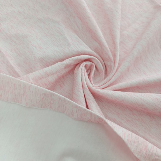 Süprem Parça Kumaş | Pembe Kırçıllı Baskılı