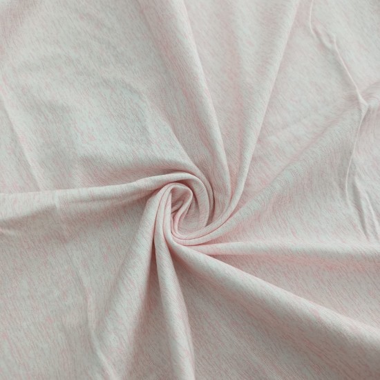 Süprem Parça Kumaş | Pembe Kırçıllı Baskılı