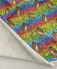 Baskılı Pamuk Penye Parça Süprem Kumaş | Unicorn