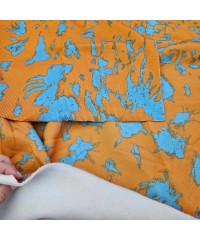 3 İplik Şardonlu Parça Kumaş | Turuncu