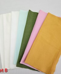 Ribana Parça Kumaş  30x30 cm| Set 8