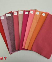 Ribana Parça Kumaş  30x30 cm| Set 7