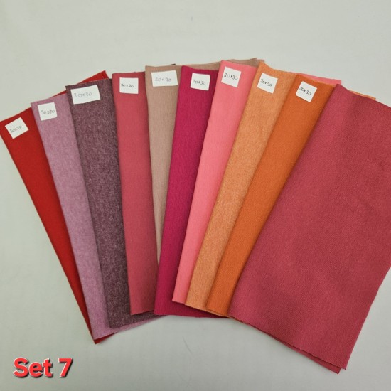 Ribana Parça Kumaş  30x30 cm| Set 7