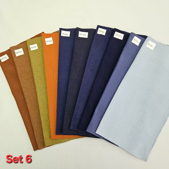 Ribana Parça Kumaş  30x30 cm| Set 6